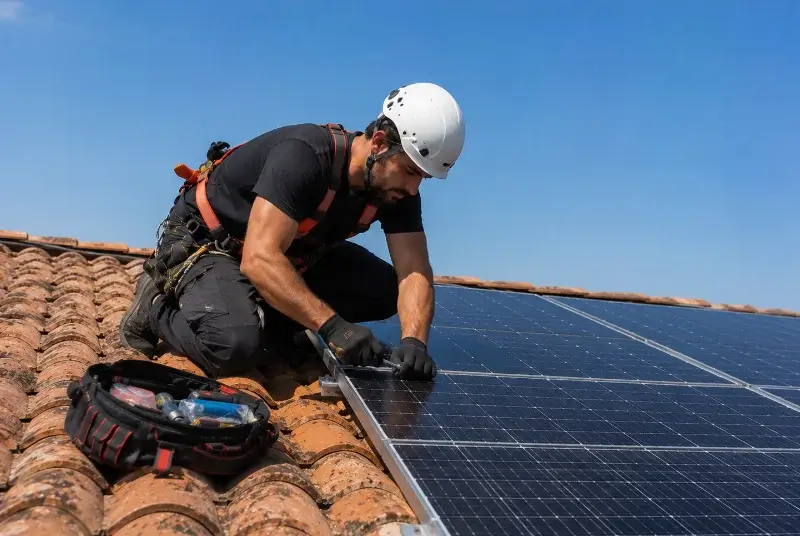 Maintenance et monitoring de panneaux solaires à Fontivillié