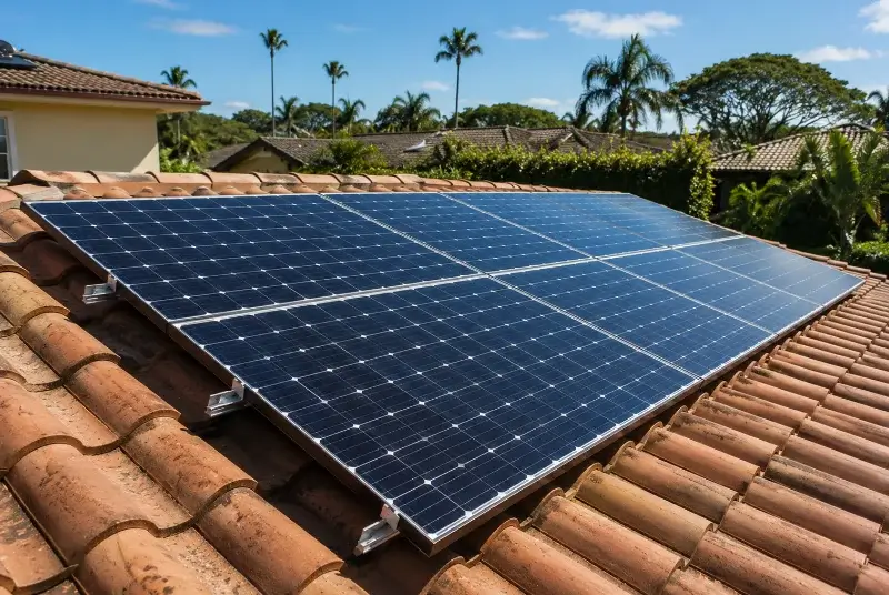 Installation de panneaux solaires à Fontivillié